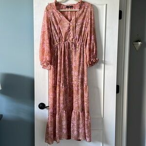 MNG Paisley Maxi Dress